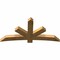 Ekena Millwork Alberta Rough Sawn Timber Gable Bracket, Western Red Cedar, 72"W x 36"H x 4"D x 6"F, 12/12 Pitch GBW072X36X0406ALB00RWR - alternate 5